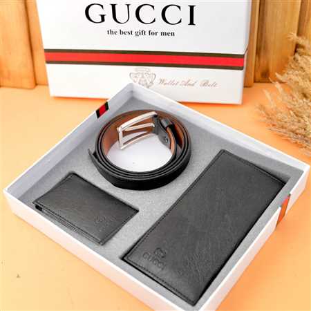 ست کیف پول و کمربند GUCCI -کد :30252